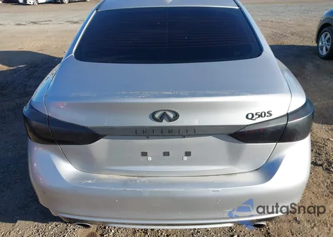 2020 Infiniti Q50 Red Sport 400 из США, поврежденный, VIN JN1FV7AP7LM630100